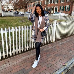 Lovestitch plaid cardigan